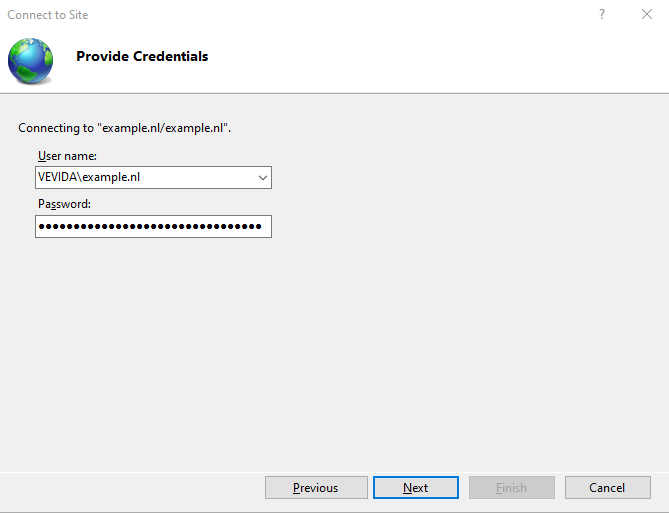 IIS Manager 4 credentials