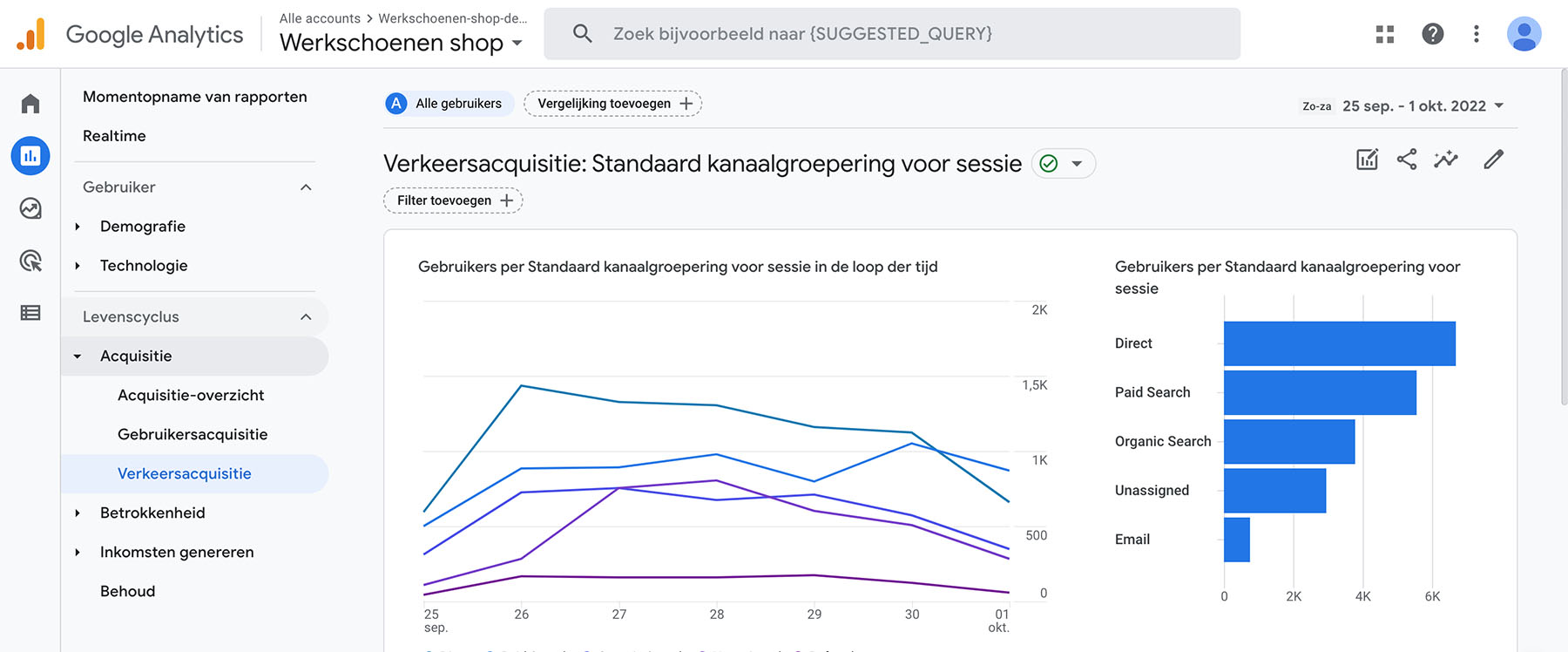 Google Analytics 4 - de basis 2 screenshot ga4