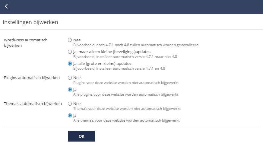 WordPress Toolkit: gebruiksgemak door automatische updates 2 updates wordpress toolkit