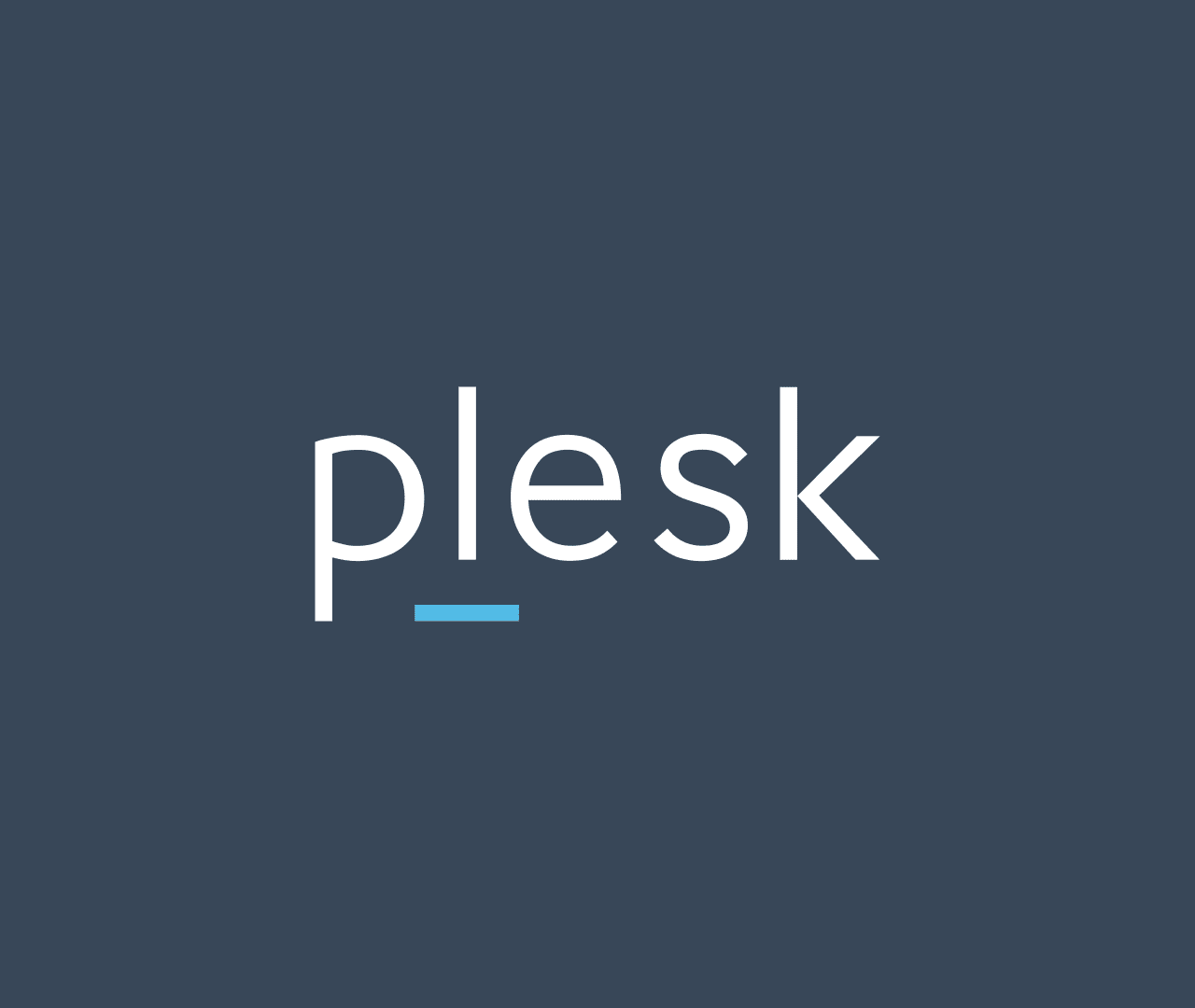 Plesk control panel