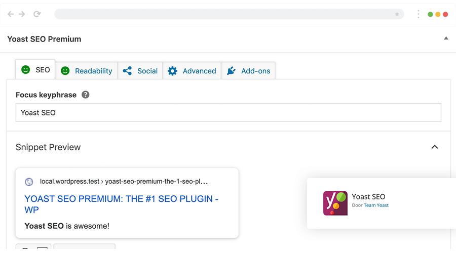 De beste Wordpress plugins in 2024 2 yoast