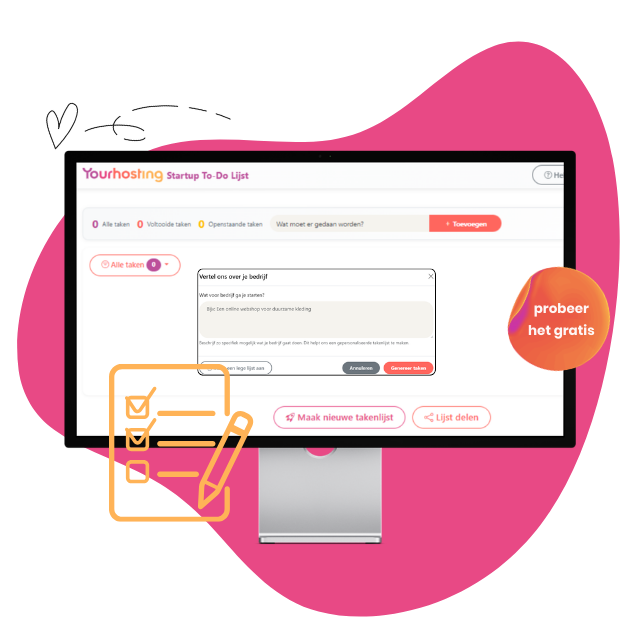 AI to-do list pagina