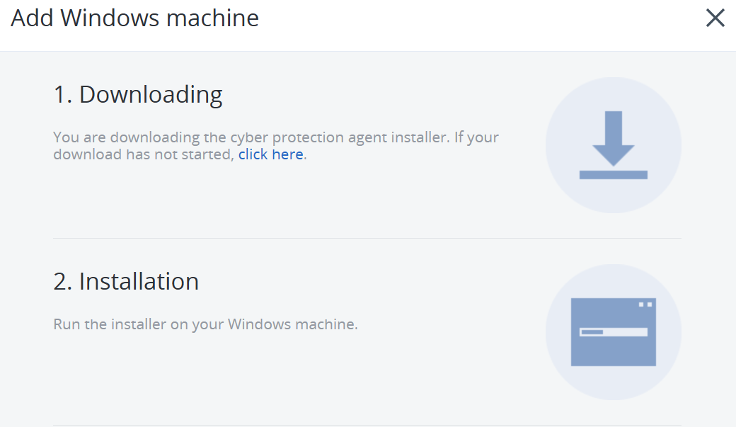 Yourhosting Acronis installatie.