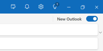 Controleer of je de nieuwe versie van Outlook gebruikt